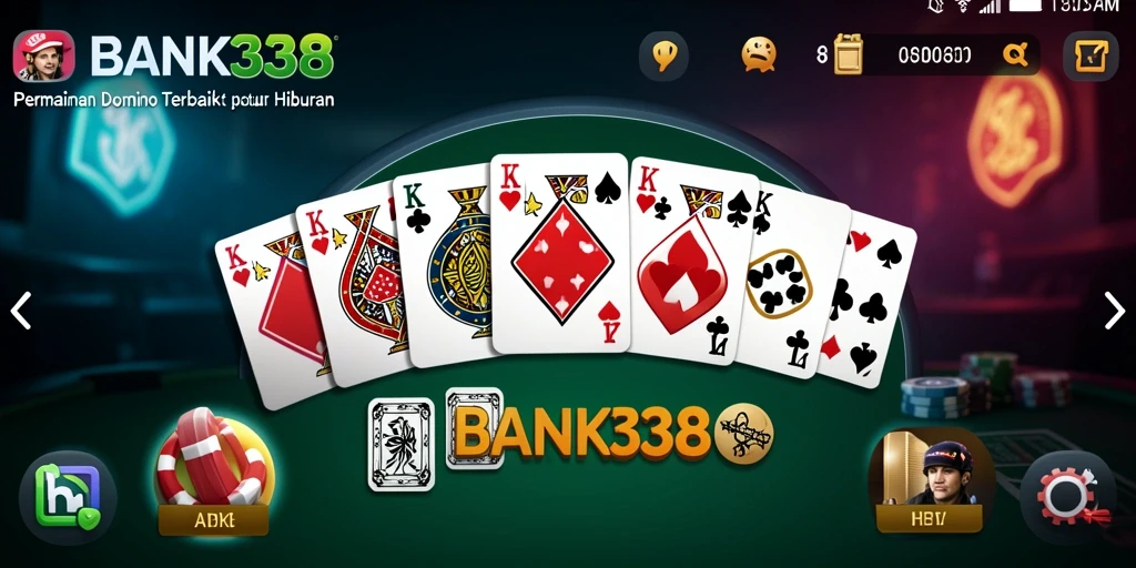 Tampilan gameplay menyenangkan dari BANK338 yang penuh dengan aksi Domino.