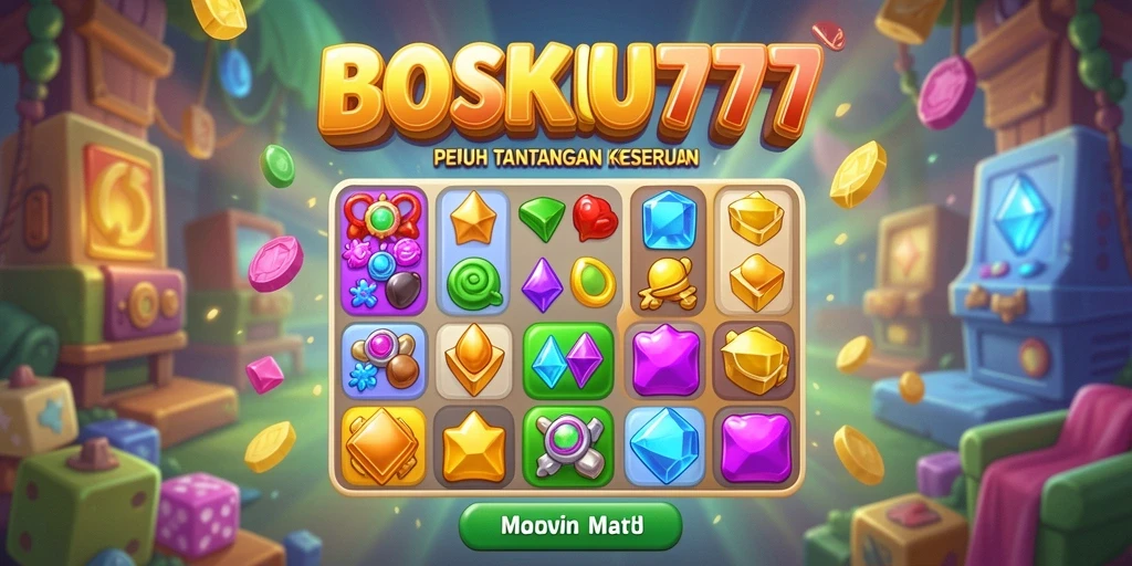 Tampilan menarik dari gameplay penuh warna di BOSKU777.
