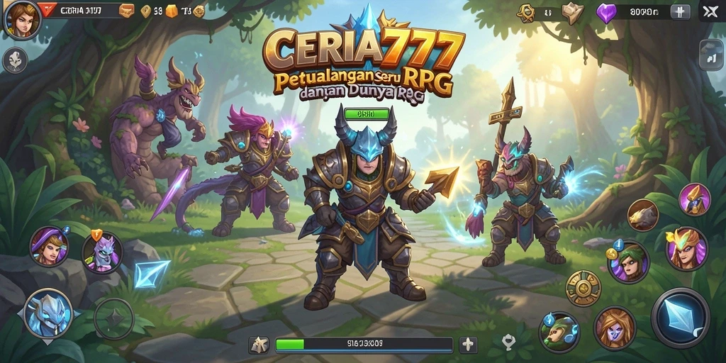 Tampilan gameplay CERIA777 yang menakjubkan dengan aksi seru.