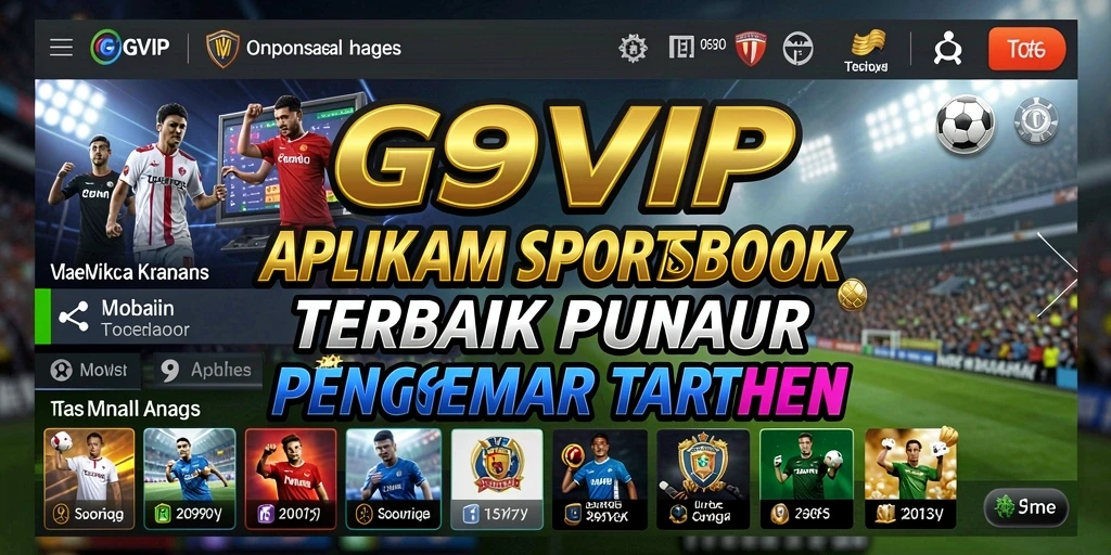 Tampilan gameplay seru di aplikasi G9VIP dengan banyak pilihan taruhan.