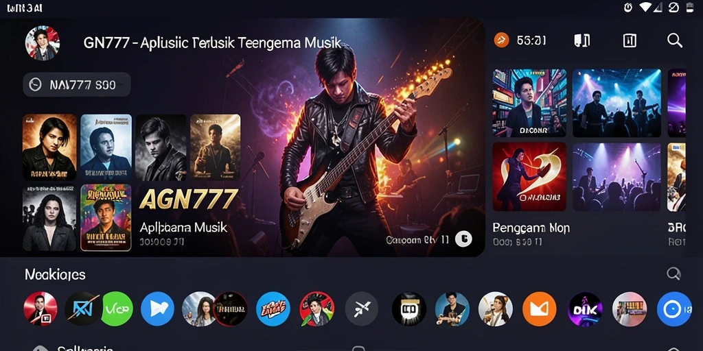 Tampilan gameplay GN777 yang menarik saat memainkan lagu.