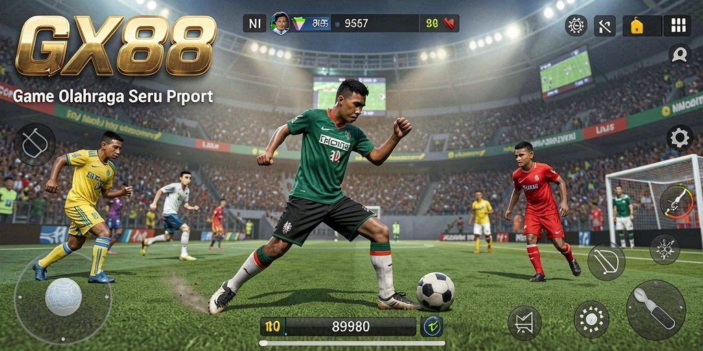 Tampilan gameplay GX88 yang dinamis dan seru dalam bertanding.