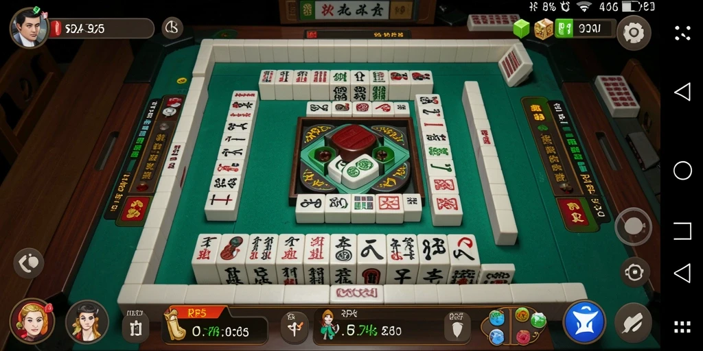 Gameplay seru dari RP55 dengan elemen Mahjong yang menarik.