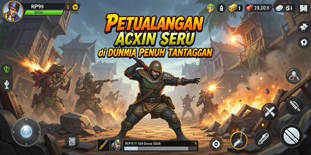 Screenshot RP99 menampilkan aksi pertempuran yang mendebarkan.