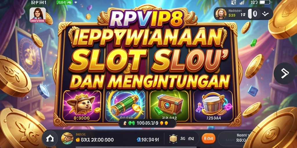 Tampilan gameplay seru dari RPVIP8 yang menggiurkan.