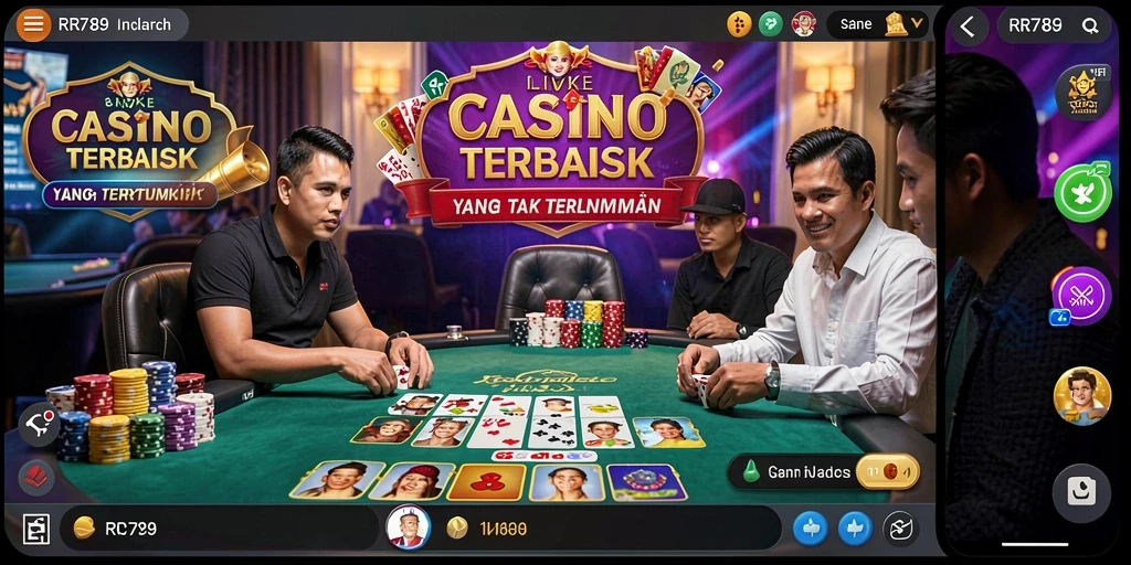 Tampilan gameplay Live Casino yang menarik di RR789.