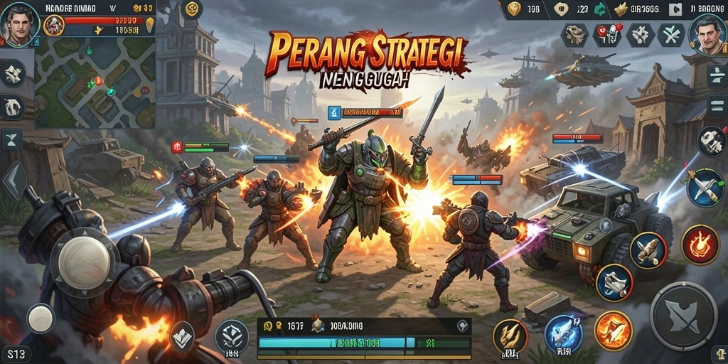 Gameplay S13 memperlihatkan pertempuran strategis yang mendebarkan.