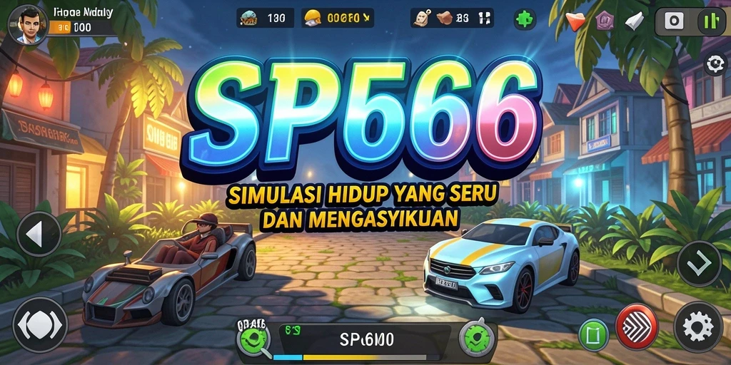 Screenshot utama gameplay SP666 menampilkan karakter dan lingkungan yang interaktif.