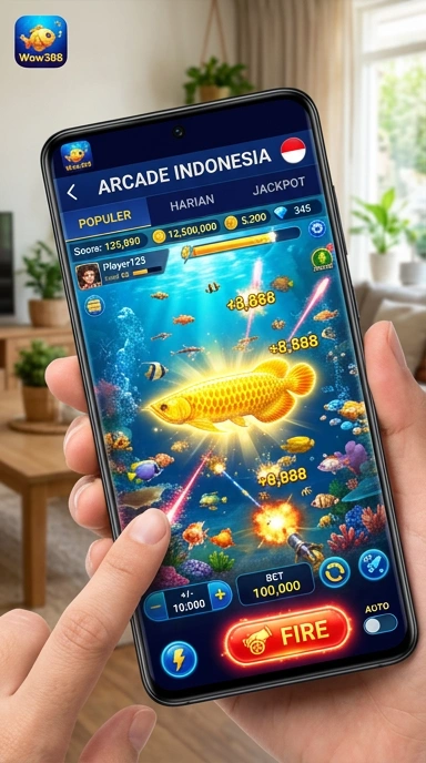 Pengguna menikmati pengalaman cepat dan aman di wow388.